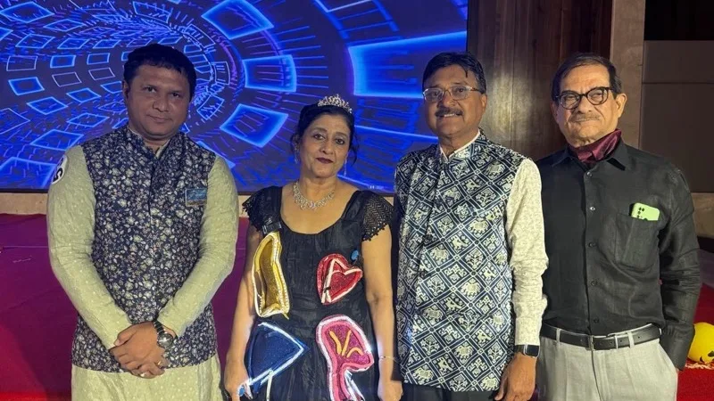 Team at Rotary Club organ donation awareness event